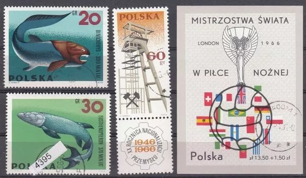 Briefmarken Polen gestempelt