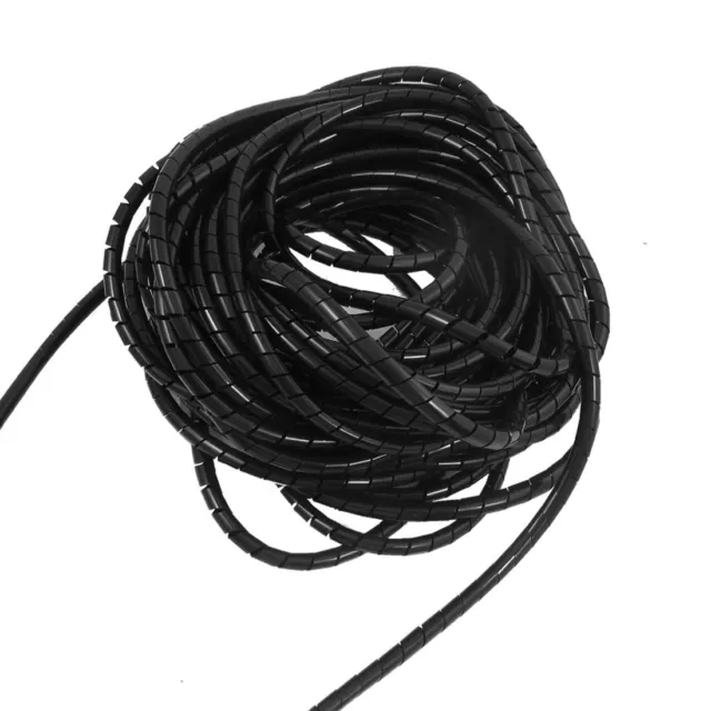 6mm filo cavo al fuori diametro 6.4m pe polietilene spirale tubo involucro nero