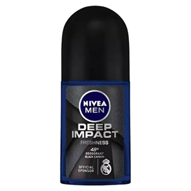 Nivea Deep Impact Freshess, Déodorant roll-on pour homme, 50 ml