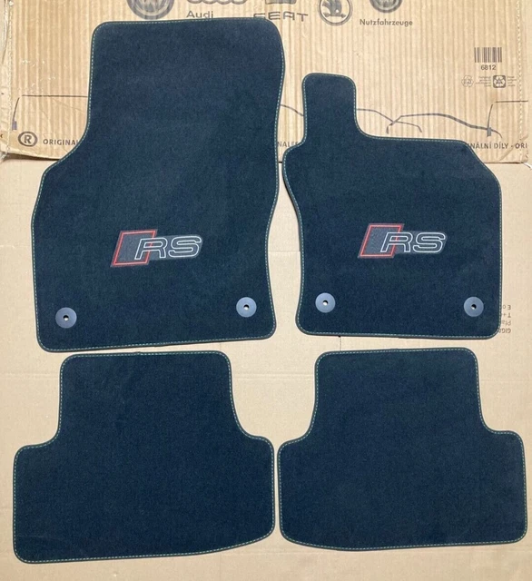 NEW GENUINE AUDI RS3 8Y Floor Foot Mats Set 8Y2863011D (Green Stitching) £169.00 PicClick UK