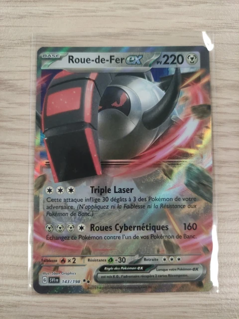 Roue-de-Fer EX- EV1:Écarlate et Violet - 143/198 - Carte Pokémon Française Neuve