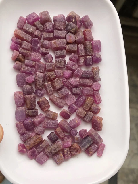 100.gram Best Colour Full Top Quality Ruby Crystal Lot From  Afg