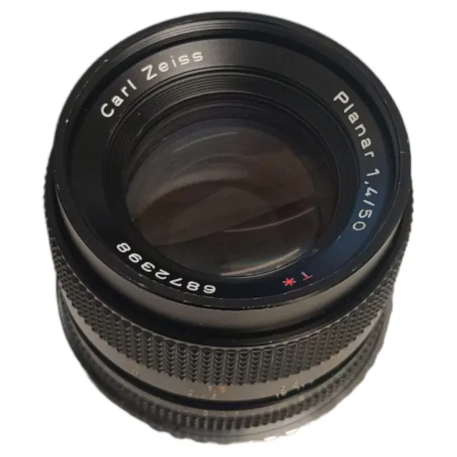 Carl Zeiss Planar 1.4/50mm T* - Objektive / Lens Contax + EOS Adapter✅