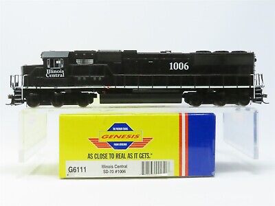 HO Scale Athearn Genesis G6111 IC Illinois Central SD-70 Diesel #1006 w/ DCC