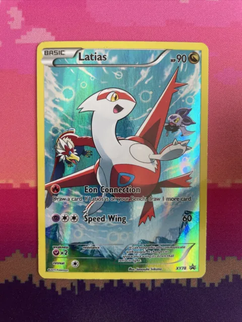 Pokemon Cards Latias XY78 Black Star Promo Full Art Near Mint