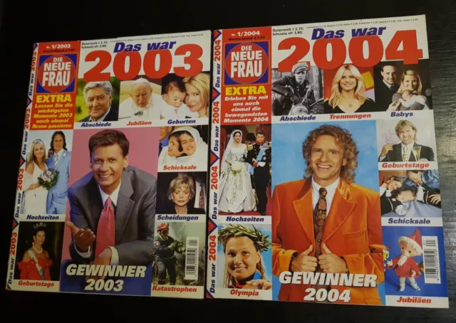 Die Neue Frau Das war 2003 & 2004 2 Zeitschriften