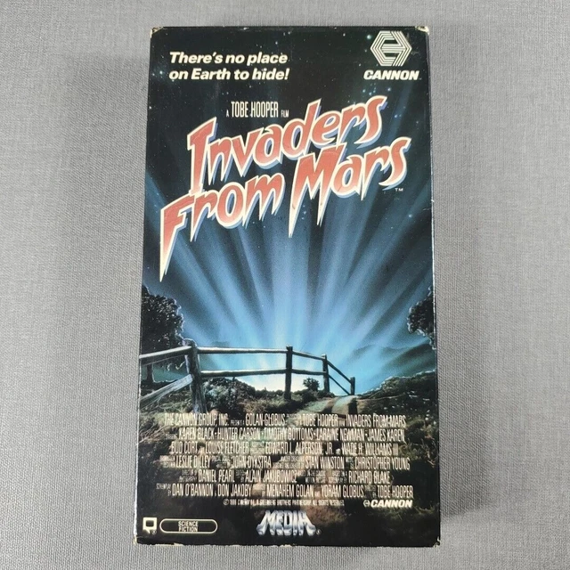 INVADERS FROM MARS VHS 1986 SciFi Cult Classic Cannon Video Tobe
