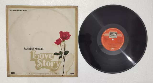 Love Story Bollywood Movie, HMV Records OST Vinyl 33 1/3 RPM Lp Record LP-554