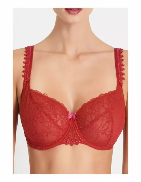 Soutien-gorge 85G (70G eu) emboitant Aubade Ivresse Byzantine Rouge Rubis