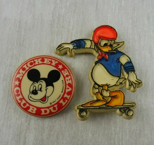 Broche Mickey Vintage – Collection Disney – Occasion – Manque De Peinture – Pièce Rétro