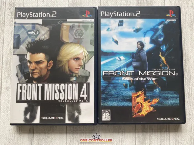 SONY PlayStation 2 PS2 Front Mission 4 & 5 Scars of the War from Japan