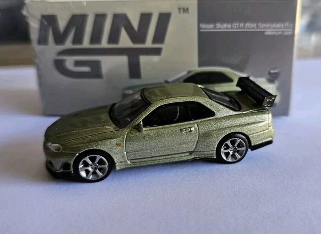 MINI GT - Nissan Skyline Gtr R34 Tommy Kaira R-Z [Millennium Jade] Near ...