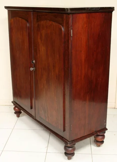 Antique Rustic Australian Colonial Cedar Linen Press Stationary Cabinet Ca 1850 2