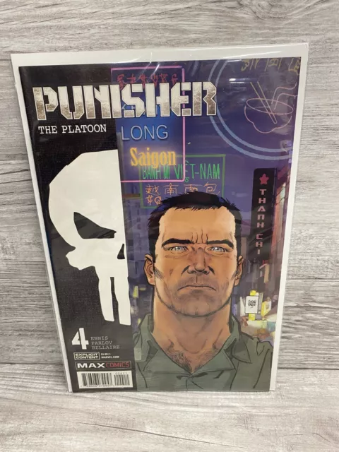 MAX Comics Punisher The Platoon Marvel Comics #4 Modern Age 2017 Comic Book