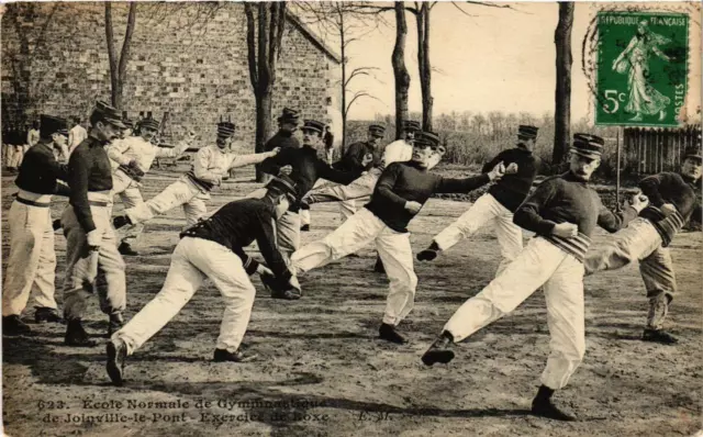 CPA AK JOINVILLE-le-PONT École Normale de Gymnastics Boxing Exercise (671953)