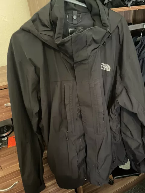 The North Face Mens Black Gore Tex Hiking Outdoor Jacket Coat Size XL