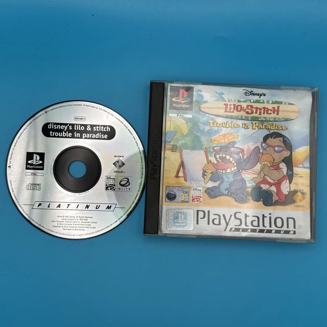 DISNEY'S LILO AND Stitch Trouble In Paradise - Sony PlayStation 1 PS1 ...