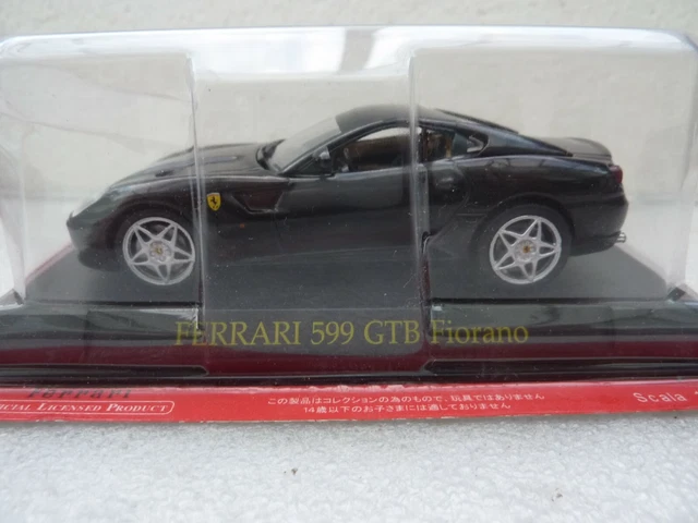 Ixo ? Pour Presse Ferrari 599 Gtb Fiorano Noir Neuf En Blister Serti