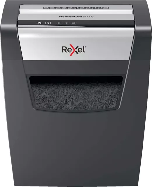 Rexel Momentum X410 Cross-Cut Paper Shredder