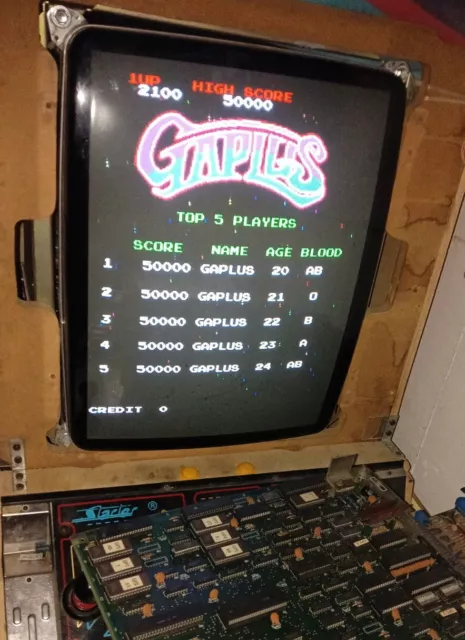 GAPLUS Namco Original - Pcb No Jamma Game Working Vintage Collection Classic