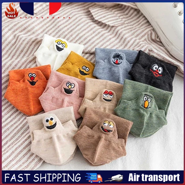 10 Pairs Ankle Socks Non-Slip Cartoon Floor Stocking Soft Comfortable Daily Wear