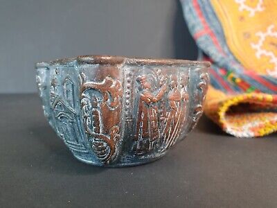 Old Persian Bronze Finish Pottery Container …beautiful collection and display...