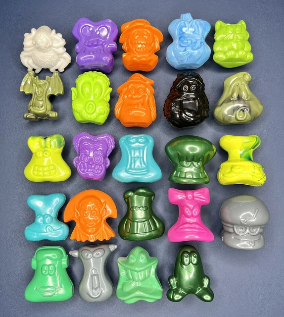 Mcdonald's Happy Meal Monster Crazy Bones Set Of 24: Gogos & Halloween 0937