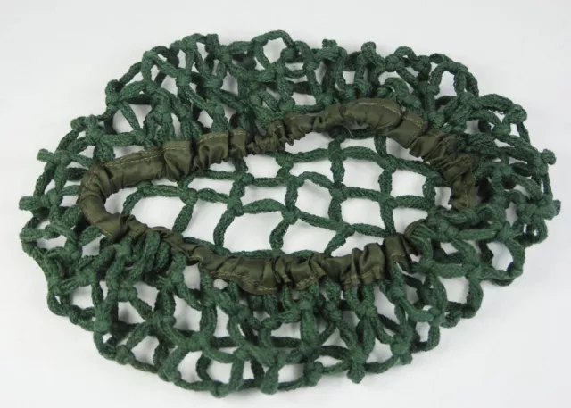 SET WWII US ARMY M1 HELMET +COVER COTTON CAMOUFLAGE NET GREEN +OD Cotton StrapP 3