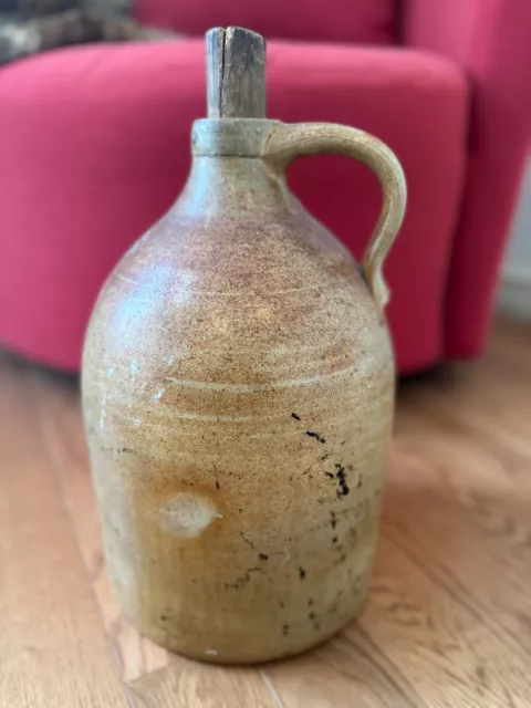 Antique FH Cowden Harrisburg Salt Glaze 2 Gallon Jug