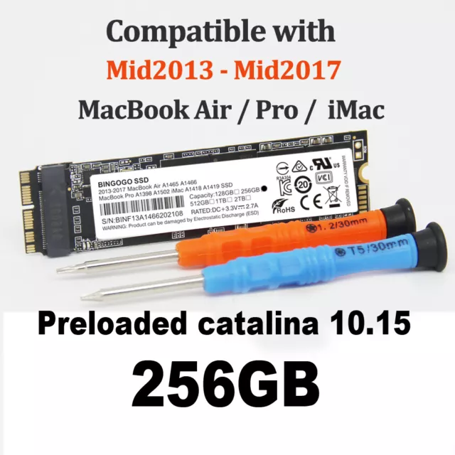 NEW 256GB SSD for 2013 2014 2015 MacBook Air A1465 A1466 MacBook Pro A1502 A1398