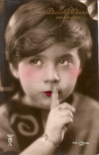 Carte Postale Ancienne Fantaisie - Bouteille De Champagne Géante Et Petite Fille (années 1900)