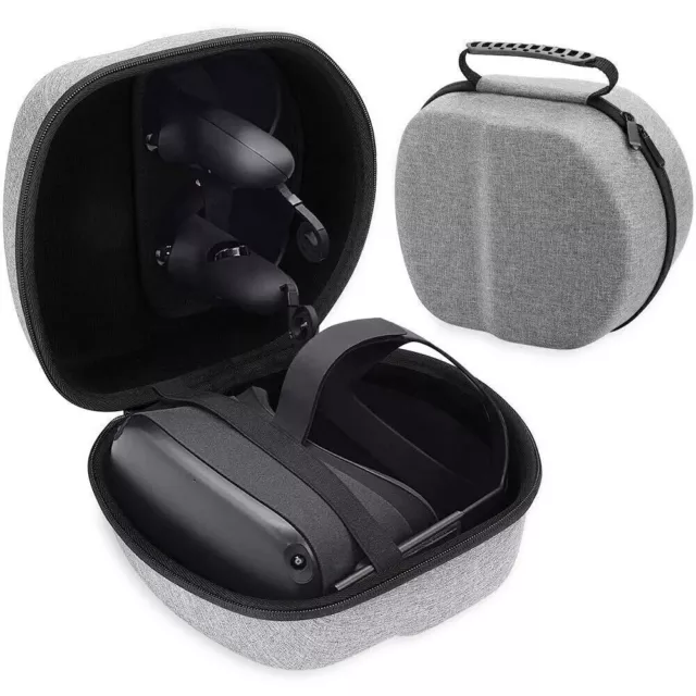 Travel Case for Meta/Oculus Quest 2 & Elite Strap,Hard EVA Carrying Case Storage