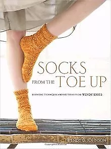 SOCKS FROM THE Toe Up: Essential Techniques and Patte... | Livre | état ...
