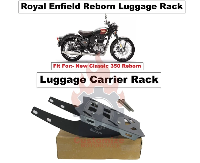 ROYAL ENFIELD CLASSIC REBORN 350 Pannier Mounting & Rear Luggage Rack
