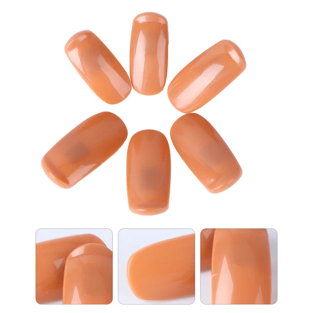 Cimenn 120 Stück Fake-Nagelspitzen Für Nageldesign – Display-Palette Zum Üben & Anzeigen