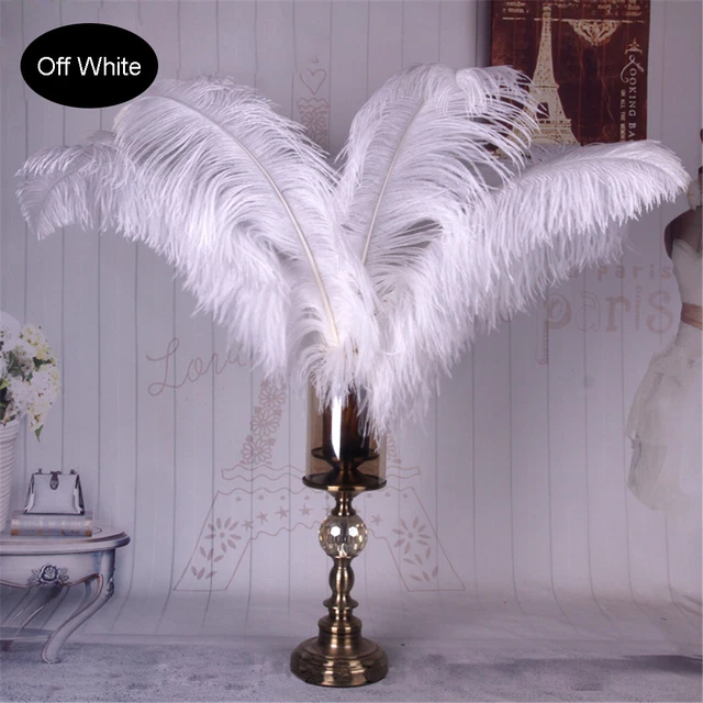 Lot De 50 Plumes Naturelles De Queue De Coq - Longueur 25-30 Cm, Couleur Jaune, Pour Décoration DIY, Mariage, Attrape-rêves
