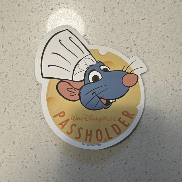 Walt Disney World Annual Passholder Remy Fridge Car Magnet WDW EPCOT AP