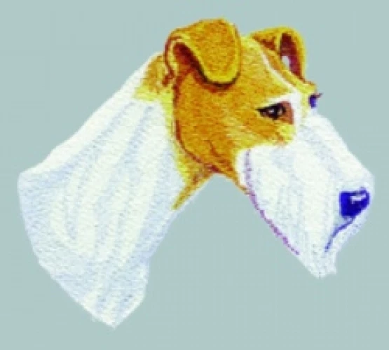 Embroidered Long-Sleeved T-Shirt - Wire Fox Terrier BT3417  Sizes S - XXL