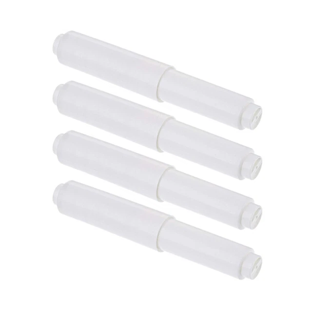 4 piezas rueda de desplazamiento de varilla de rodillo de papel higiénico de repuesto