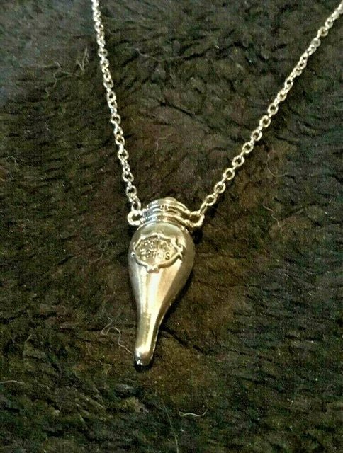 Felix Felicis Pendant Necklace Harry Potter Silver Liquid Luck Bottle U.K. stock