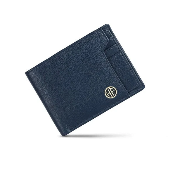 Portefeuille Homme En Cuir Avec Fermeture éclair Et Protection RFID - Noir - Neuf Sans étiquettes