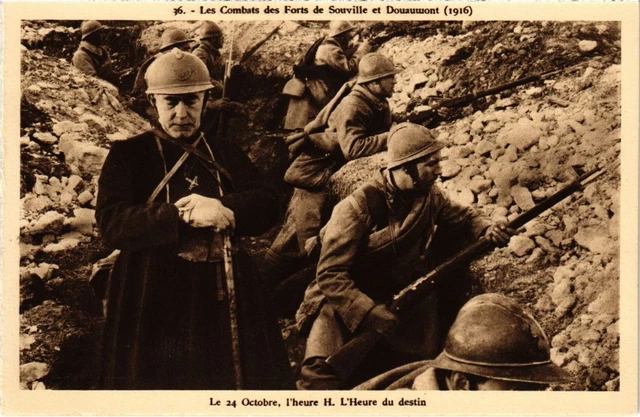CPA Ancienne 1916 - Les Combats Des Forts De Souville Et Douaumont - 12 Juillet - Verdun