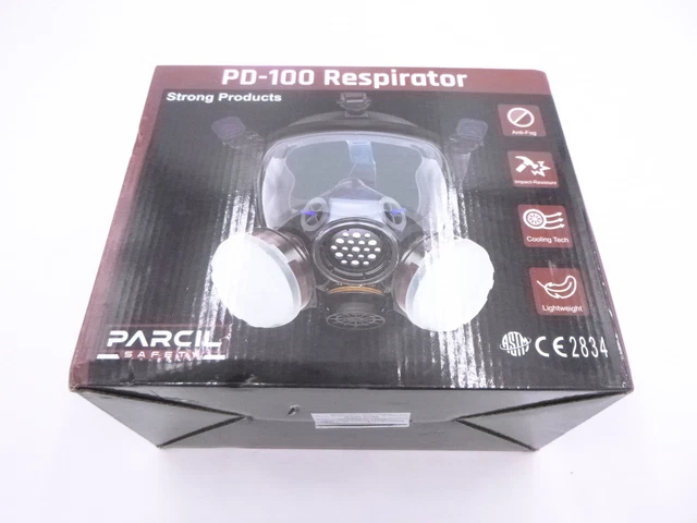 Parcil Anti-Fog Impact-Resistant Lightweight PD-100 Respirator