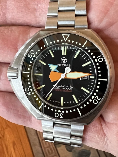 CREPAS MEGAMATIC LIMITED Edition; #366 of 500 made; 44mm; ETA 2824