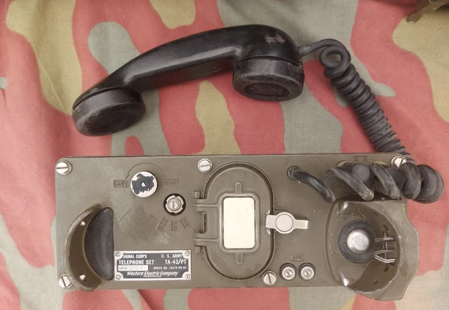 TELEFONO MILITARE DA Campo Mod. Ta-43/Pt (No Ww2, Korean War -Military ...