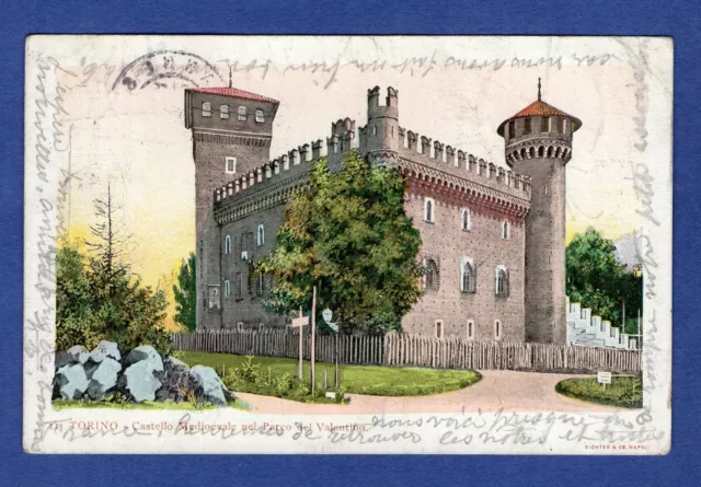 DM / carte postale - CPA / Turin - Torino -> Castello Medioevale ...