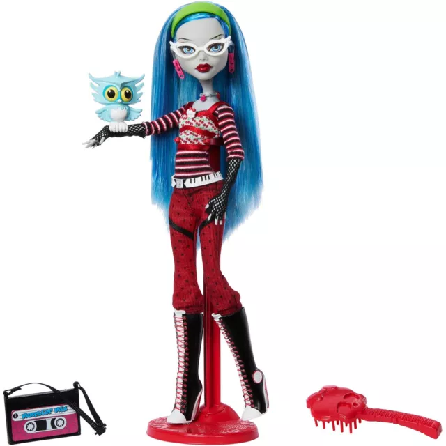 Monster High Booriginal Creeproduction Doll Ghoulia Yels with Doll Stand Pet Owl