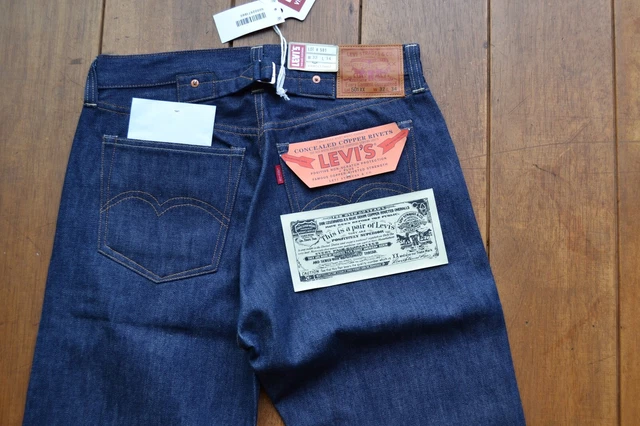 Rare LVC Levi's Vintage Clothing 1937 501 XX Jeans Rigid Size 36 X 34 Japan  Made