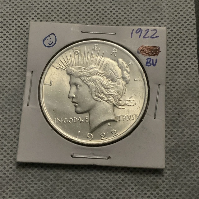 1922 P Silver Peace Dollar 90% silver
