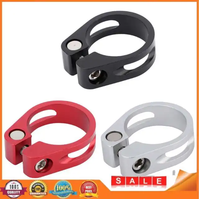 Mountain Bike Seat Post Clamp CNC Aluminum Alloy Bicycle Seat Tube Mount Clips